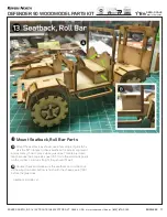 Preview for 17 page of Rovers North Land Rover Defender 90 Kit Building Manual For Assembling Wood Model Kits