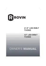 Preview for 1 page of Rovin TET112 Owner'S Manual