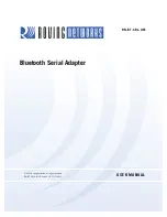 Roving Networks Bluetooth Serial Adapter User Manual preview