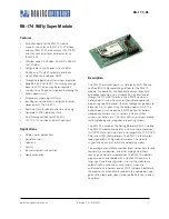 Roving Networks RN-174 Manual preview