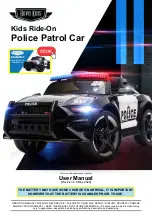 Preview for 1 page of Rovo Kids Police Patrol Car Instruction Manual