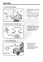 Preview for 9 page of Rovo Kids Ride-On Motorcycle User Manual