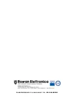 Preview for 12 page of Rowan Elettronica 340G Quick Start Manual