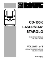 Preview for 1 page of Rowe CD-100K LASERSTAR STARGLO Installation Manual