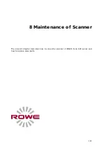 Предварительный просмотр 120 страницы Rowe Scan 600-20 Operating Manual