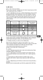 Предварительный просмотр 39 страницы Rowenta ACTISTEAM Manual