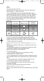 Предварительный просмотр 42 страницы Rowenta ACTISTEAM Manual