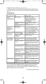 Предварительный просмотр 58 страницы Rowenta ACTISTEAM Manual