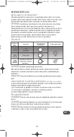 Предварительный просмотр 71 страницы Rowenta ACTISTEAM Manual