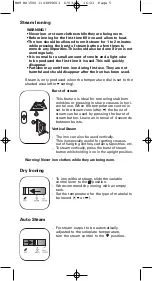 Preview for 5 page of Rowenta Autosteam DZ1500 Manual