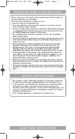 Предварительный просмотр 2 страницы Rowenta AUTOSTEAM DZ1900CGS Manual