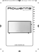 Предварительный просмотр 1 страницы Rowenta BRUNCH TL700030 Manual