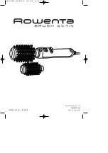 Предварительный просмотр 1 страницы Rowenta BRUSH ACTIV Instructions For Use Manual