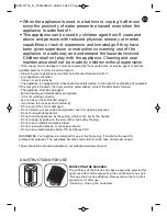 Preview for 9 page of Rowenta CF9320E0 Instructions For Use Manual