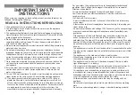 Preview for 4 page of Rowenta Compact Steam Pro VR83 Series Operating Instructions Manual