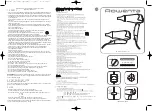 Preview for 1 page of Rowenta CV4412Y0 Manual