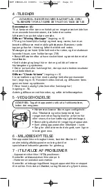 Preview for 33 page of Rowenta CV8050G3 Manual