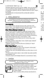 Preview for 53 page of Rowenta CV8050G3 Manual