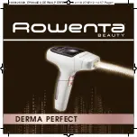Rowenta Derma Perfect EP9840D0 Manual preview