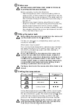 Preview for 8 page of Rowenta DX1250F1 Manual