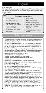 Preview for 7 page of Rowenta EFFECTIVE DX1300 Manual