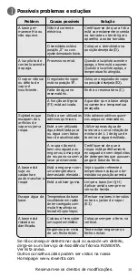 Preview for 41 page of Rowenta EFFECTIVE DX1300 Manual