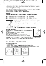 Предварительный просмотр 15 страницы Rowenta EP7202E0 Manual