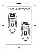 Preview for 1 page of Rowenta EP7910 Instructions Manual