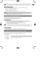 Предварительный просмотр 7 страницы Rowenta EV7009 Manual