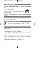 Предварительный просмотр 38 страницы Rowenta EV7009 Manual