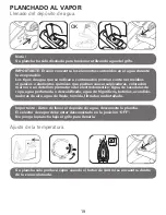 Preview for 19 page of Rowenta FIRST CLASS Instructions For Use Manual