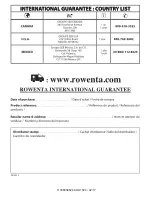 Preview for 24 page of Rowenta FIRST CLASS Instructions For Use Manual