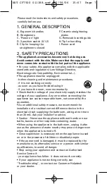 Preview for 6 page of Rowenta IMAGIN REFERENCE CERAMIC CF7500A0 Instructions For Use Manual