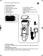 Preview for 2 page of Rowenta LISSEA 030013 - 4/03 SH315/345 Instructions For Use Manual