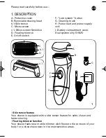 Preview for 2 page of Rowenta LISSEA 030014 - 4/03 SH325/335 Instructions For Use Manual