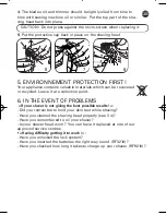 Preview for 6 page of Rowenta LISSEA 037116 - 20/04 RF3210/9210 Instructions For Use Manual