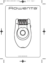 Rowenta LOVELY BODY & CARE EP4630A0 Manual preview