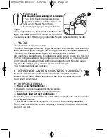 Preview for 12 page of Rowenta Maneis  MP3111 Instructions For Use Manual