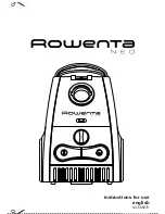 Rowenta NEO 566270 Instructions For Use Manual preview