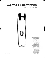 Rowenta NOMAD HC080 Instructions For Use Manual preview