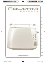 Rowenta PREFACE TT606030 Manual preview