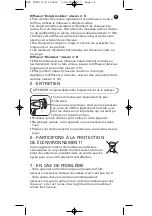 Preview for 14 page of Rowenta PROVITAL CV8010 Manual