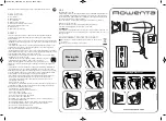 Preview for 1 page of Rowenta RESPECTISSIM INSTANT DRY CV6071K0 Instructions