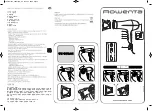 Preview for 2 page of Rowenta RESPECTISSIM INSTANT DRY CV6071K0 Instructions