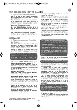 Preview for 25 page of Rowenta RO67 Series Manual