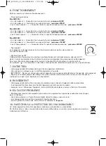 Preview for 8 page of Rowenta SECURIS BU3010 Instructions For Use Manual