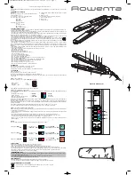 Предварительный просмотр 1 страницы Rowenta VITALITY CF7711D4 Instructions