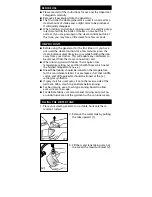 Preview for 3 page of Rowenta Werke Instructions For Use Manual