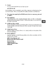 Preview for 40 page of Rowi Electronics HKT 2000/3/2 ODF Operating Instructions Manual