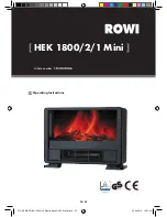 Предварительный просмотр 20 страницы Rowi :1 03 03 0146 Operating Instructions Manual